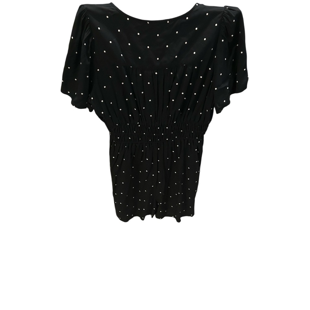 Madewell Black Romper with White Dots - Picture 6 of 6